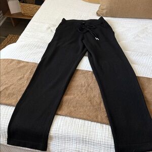 Quince Cashmere Pants in Black - Size S